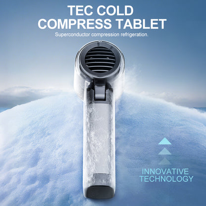 Instant Cooling Handheld Fan with TEC Semiconductor Ice Plate