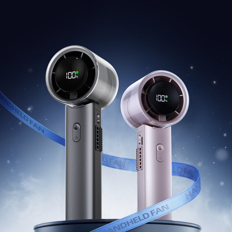 Instant Cooling Handheld Fan with TEC Semiconductor Ice Plate
