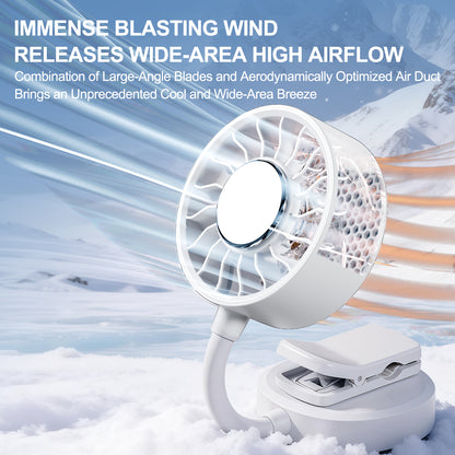 Flexible-Neck Magnetic Phone Fan