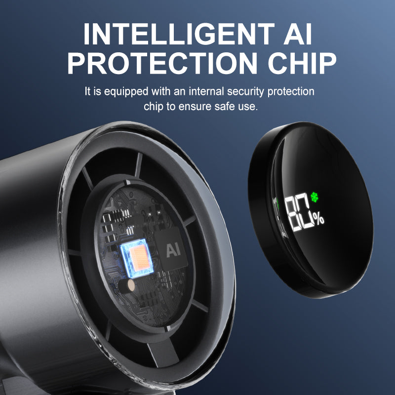 Instant Cooling Handheld Fan with TEC Semiconductor Ice Plate