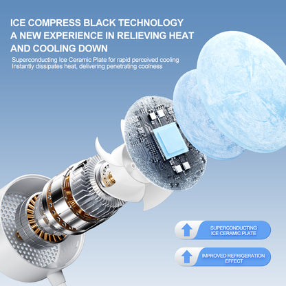 Flexible-Neck Magnetic Phone Fan